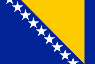 Flagge-Bosnien