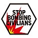 Logo "Stop Bombing Civilians"